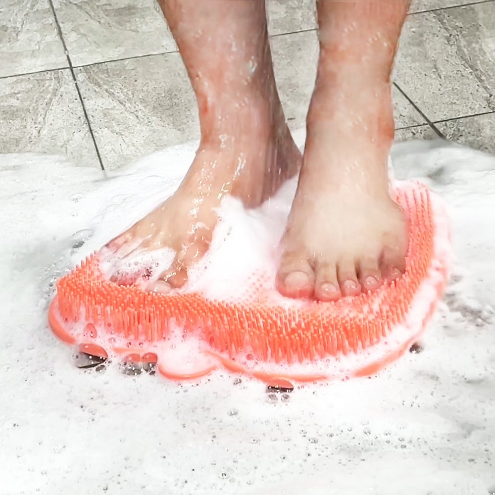 실리콘 풋브러쉬 발 씻는 매트 만능 발바닥 세척 브러쉬 발씻기 솔