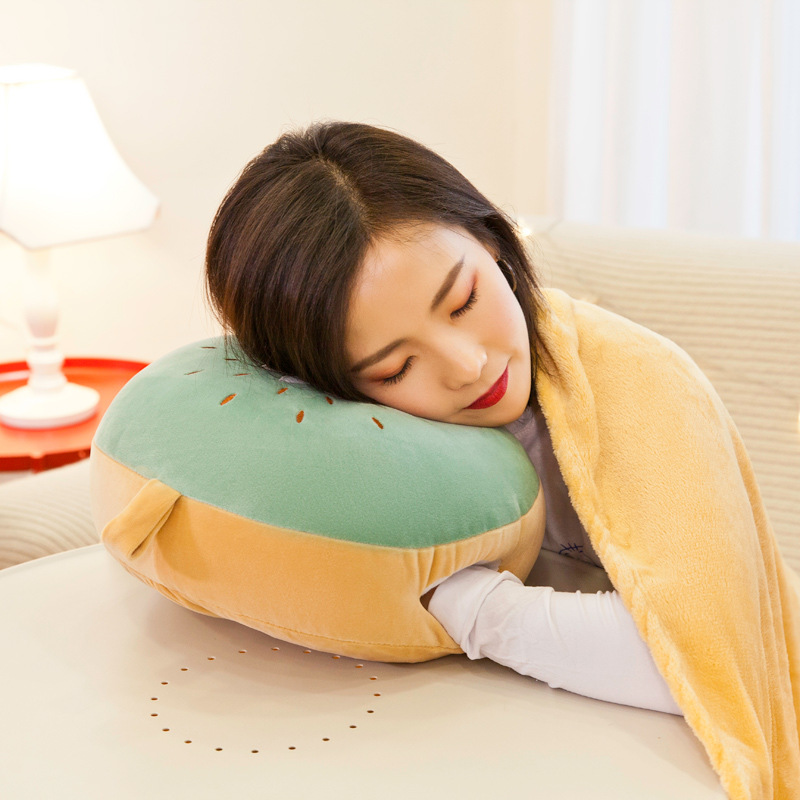 스토리빙 과일 쿠션 무릎 담요 당근 이미지 3
