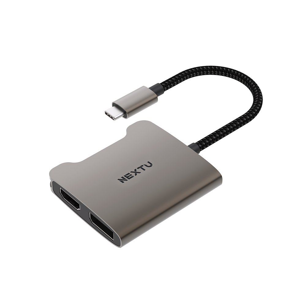 C타입 듀얼 디스플레이 아답터 DP HDMI 멀티 모니터 설정 USB to HDMI DP - 상세 이미지 2