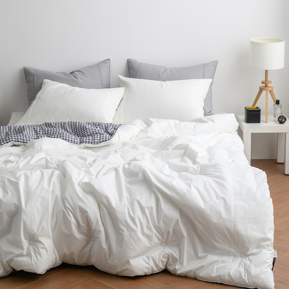 호텔이불 신혼 혼수 사계절 양면 모달 기숙사 차렵이불세트 SS Q