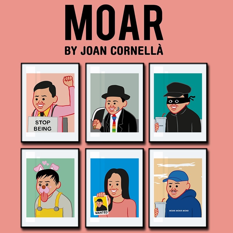조안 코넬라 유행 예술 MOAR 포스터 인테리어 액자 Joan Cornella - 상품 이미지