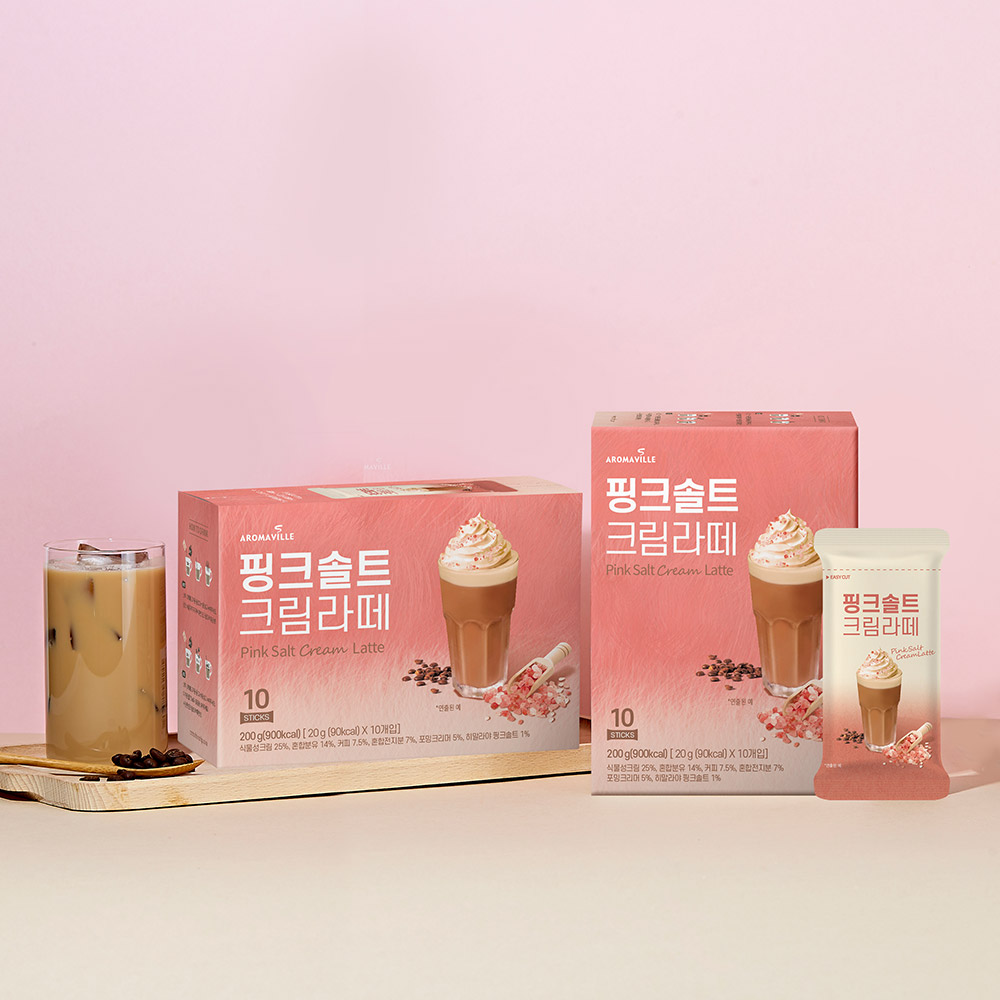 아로마빌 핑크솔트 크림 라떼 10입 - 상세 이미지 2