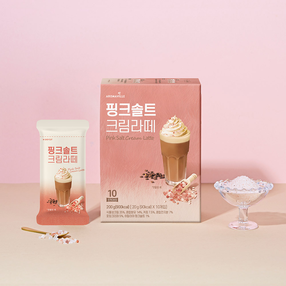 아로마빌 핑크솔트 크림 라떼 10입 - 상세 이미지 3