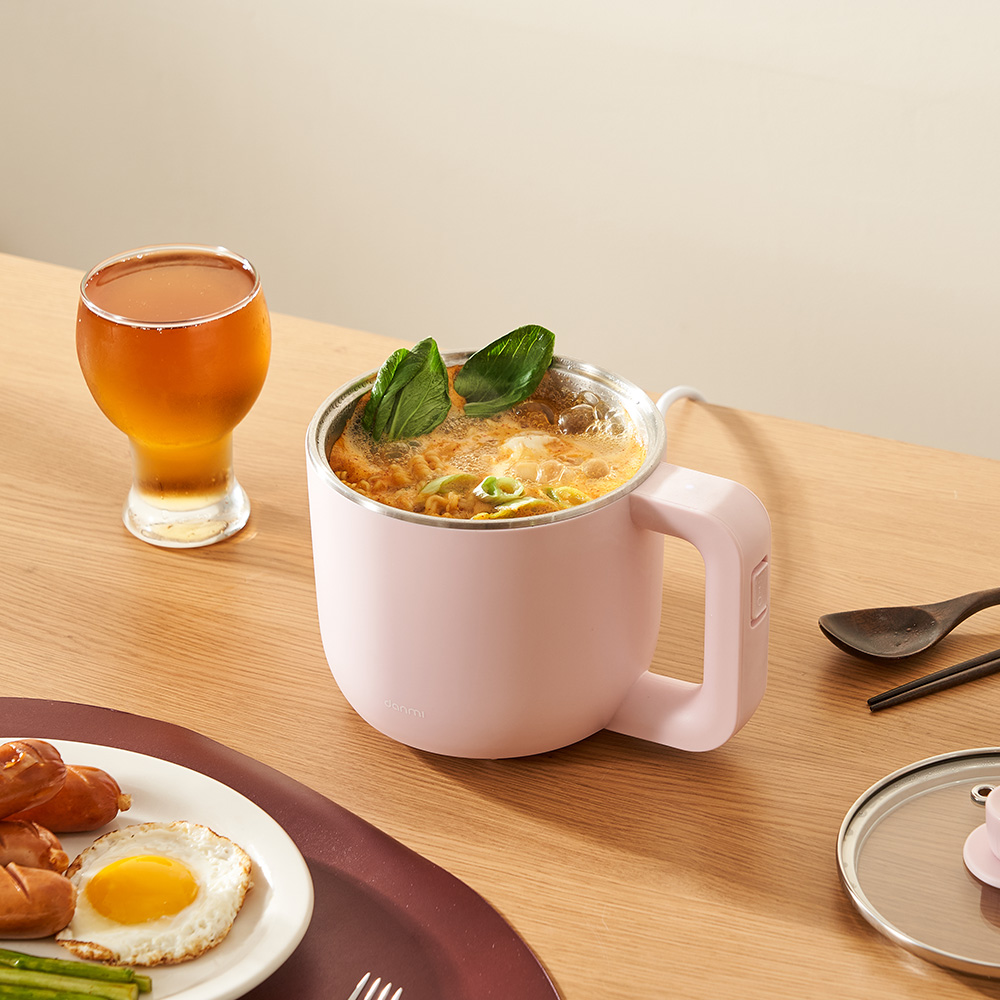 단미 라면포트 전기포트 멀티쿠커 여행용 캠핑용 샤브샤브 전골냄비 1L EK05