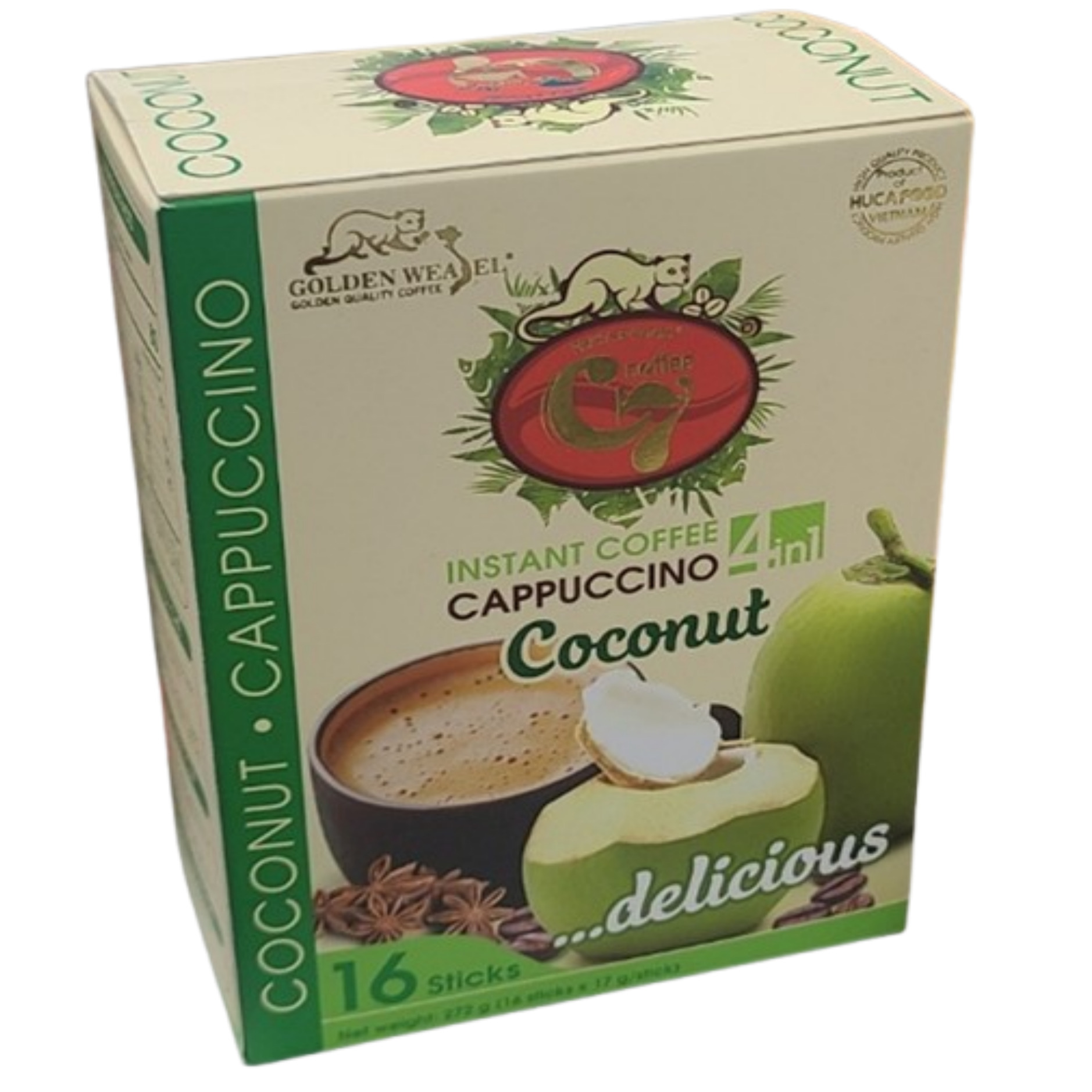 베트남 C7 코코넛 카푸치노 커피 272g 16스틱
