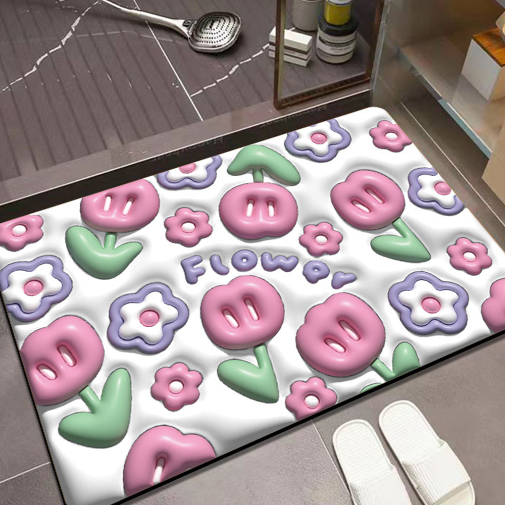 포유렐라 포유매트 3D 스톡 규조토 발매트 자취방 원룸 집들이선물 - 상세 이미지 3