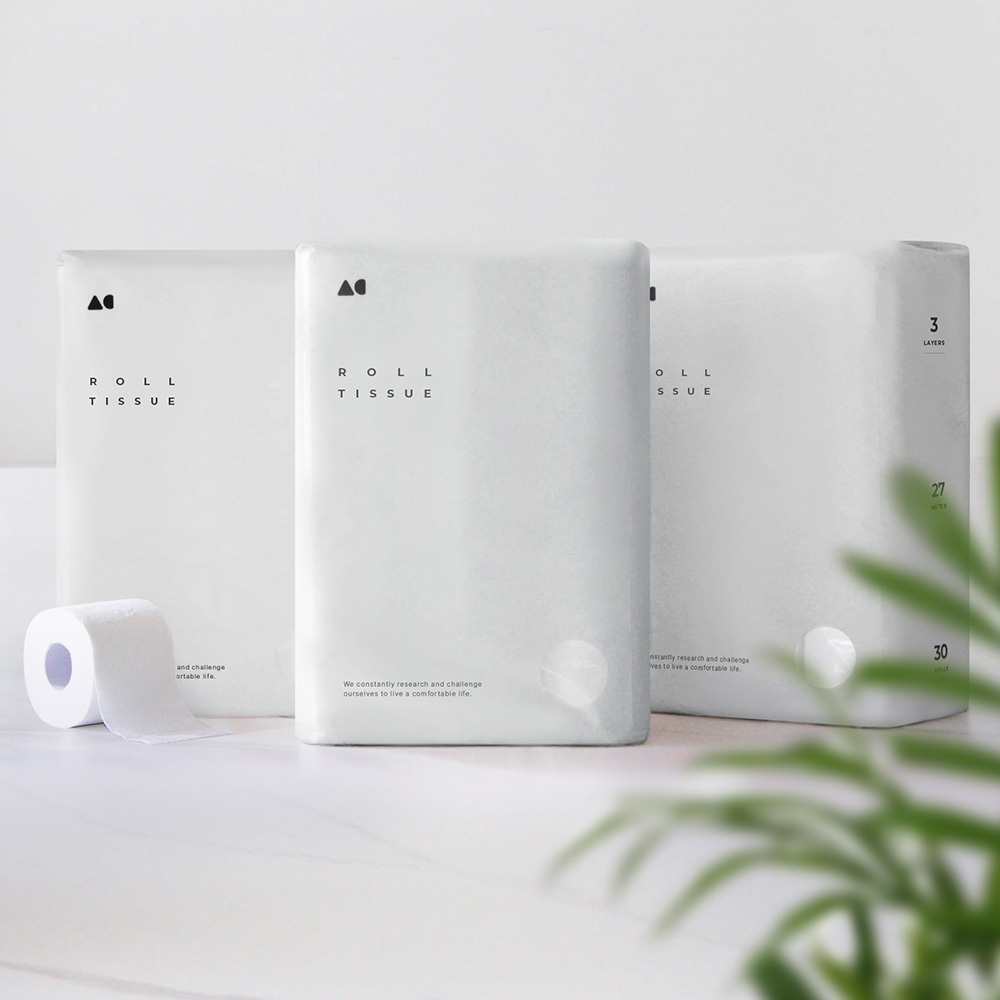 올챌린지 먼지없는 천연펄프 3겹 화장지 27m 30롤 3팩 두루마리휴지