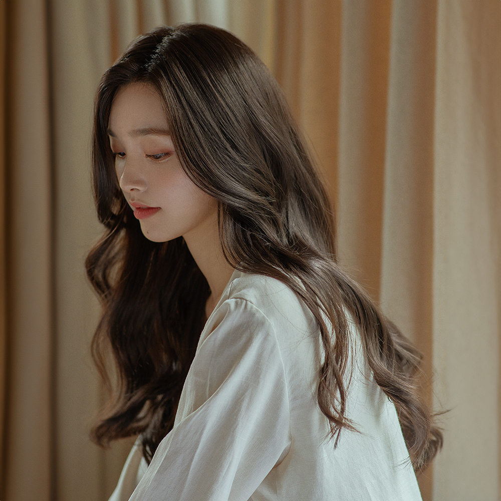 수제 통가발 로즈펌 롱 웨이브 여신 빌드펌 레이어드컷 긴머리 - 상세 이미지 3