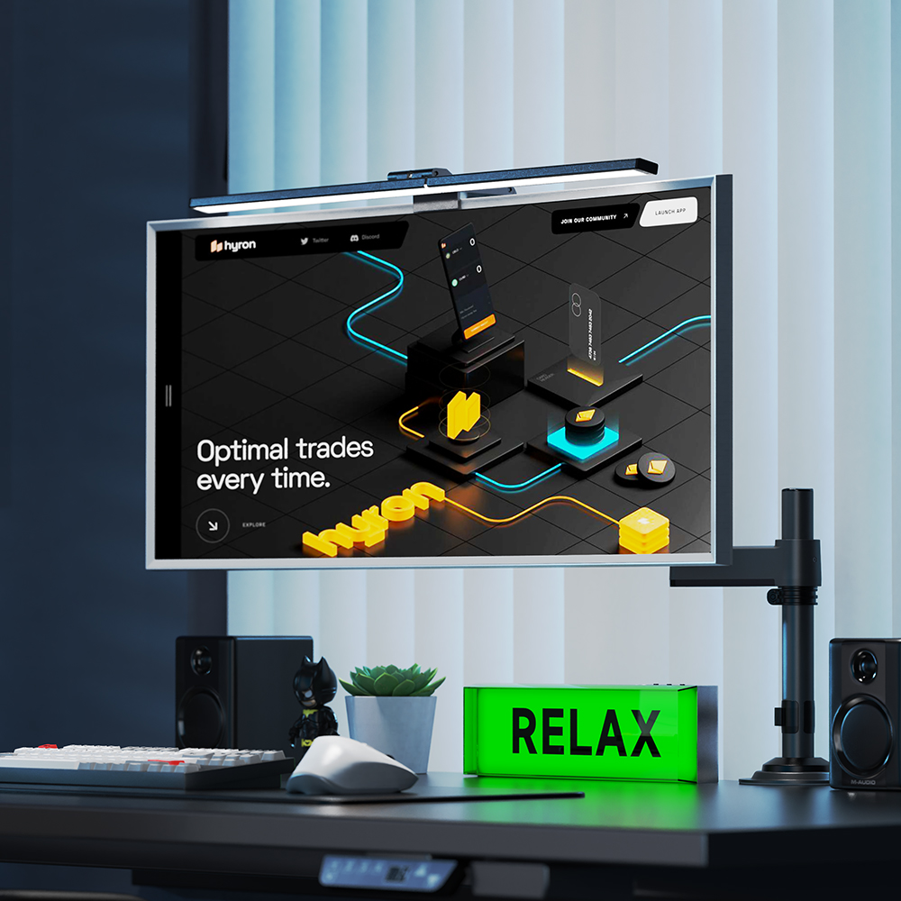 노스바유 NB H100 싱글 폴타입 모니터암 거치대