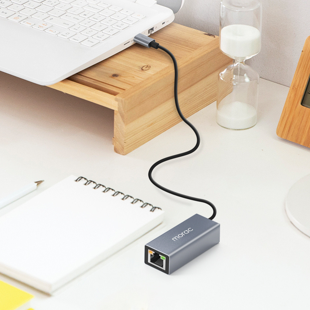 모락 프로토 USB C타입 기가비트 이더넷 유선 랜카드 허브 MR-HUB1000C 이미지 6