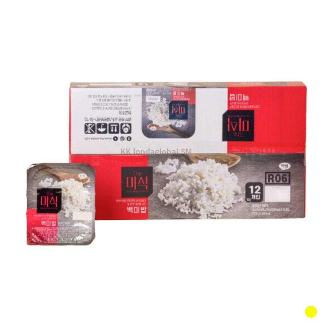 더미식 백미밥 즉석밥 흰쌀밥 간편 조리 210g X 12 : 비엔엠코리아