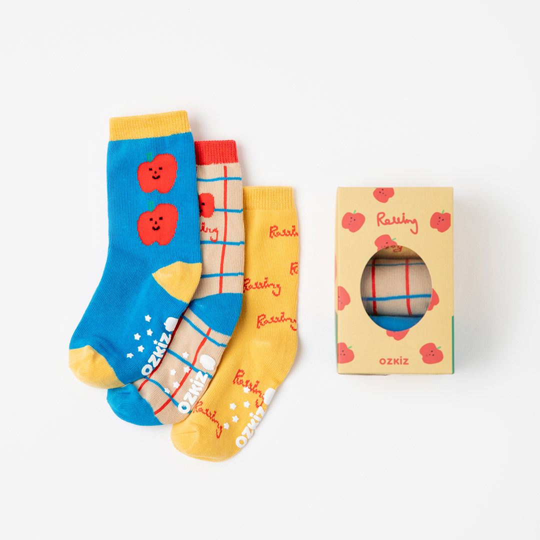 오즈키즈 아기양말 유아 남아 여아 양말 아동 선물 3켤레 양말세트
