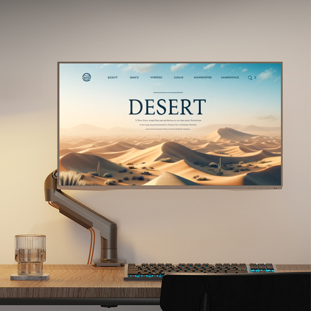 노스바유 NB F80 싱글 모니터암 거치대