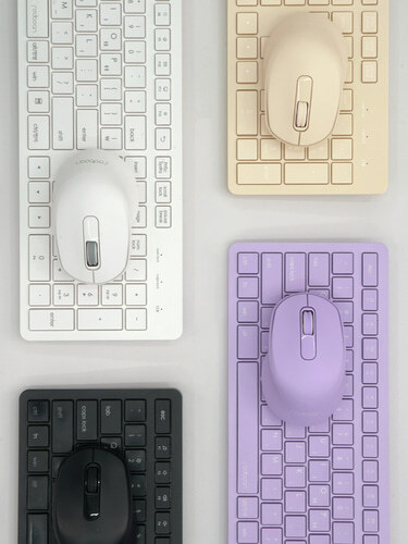 레드빈 간단 무소음 키보드 무선 키보드 마우스 세트 사무용 A25C