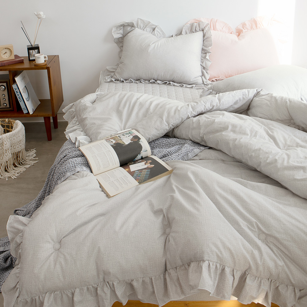 30수 순면 친환경 옥수수솜 사계절이불 6colors 차렵이불 SS 소프티 그레이