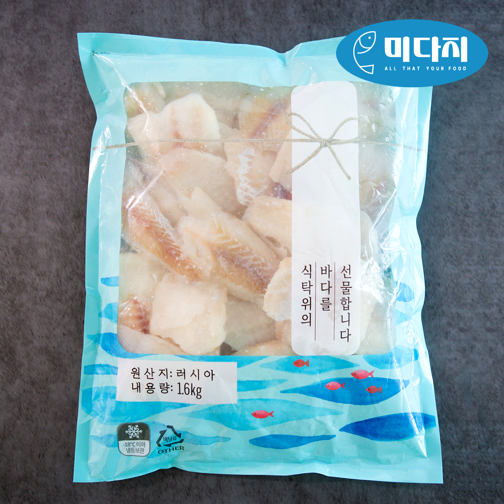 미다지 냉동 손질 러시아 동태전 슬라이스 손포 400g 2개 부침개 전 - 상세 이미지 3