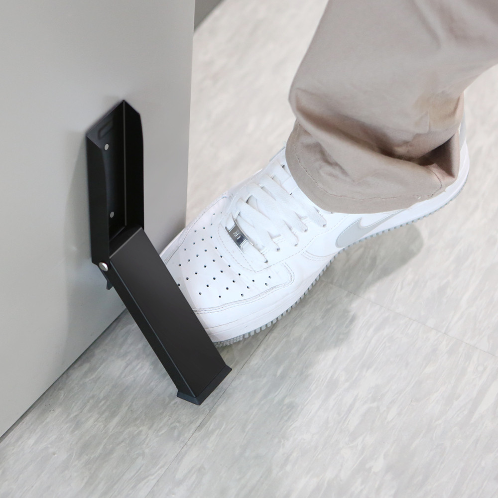 모락 말발굽 무타공 도어스토퍼 현관 현관문 고정 원터치 자석 말굽 접착식 스토퍼