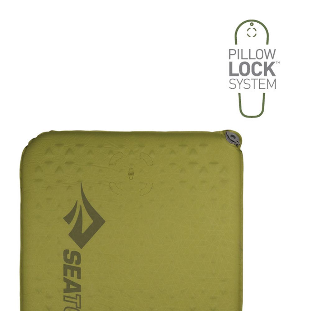 씨투써밋 캠프 매트 SI RT WD 자충 매트리스 RG, 3.8cm, 올리브그린