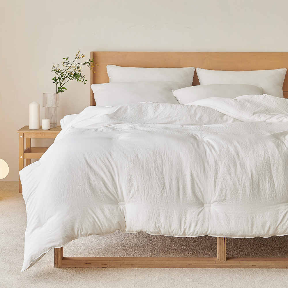 쁘리엘르 퓨어 저소음 알러지케어 사계절 겨울 차렵이불 SS