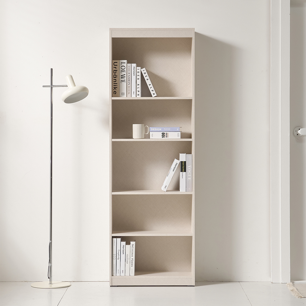 보네드 베일리 거실 서재 5단 600 책장 원룸 사무실 책꽂이 파티션 진열장