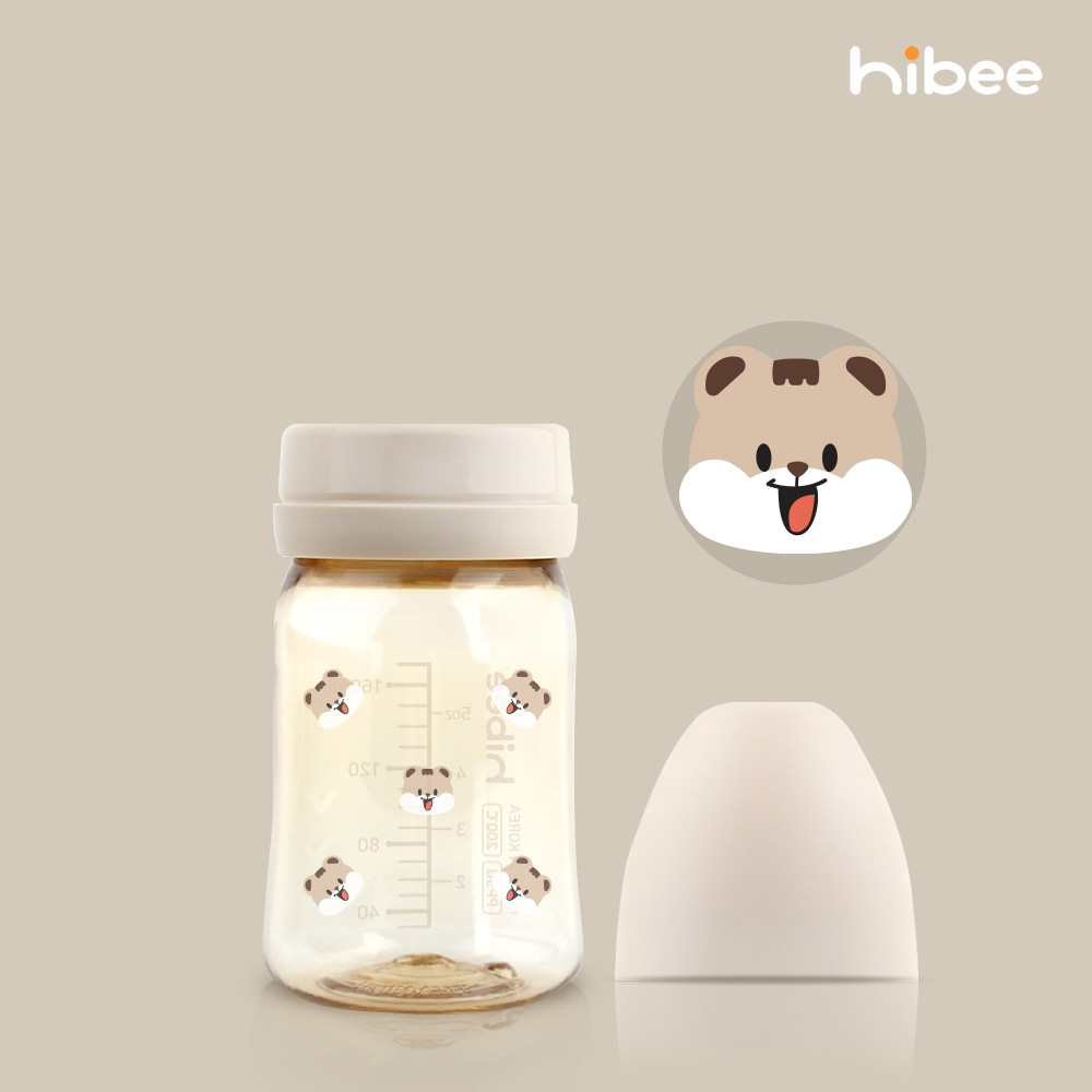 하이비 PPSU 에잇벤트 배앓이방지 젖병 170ml 노꼭지 다람이 - 상품 이미지