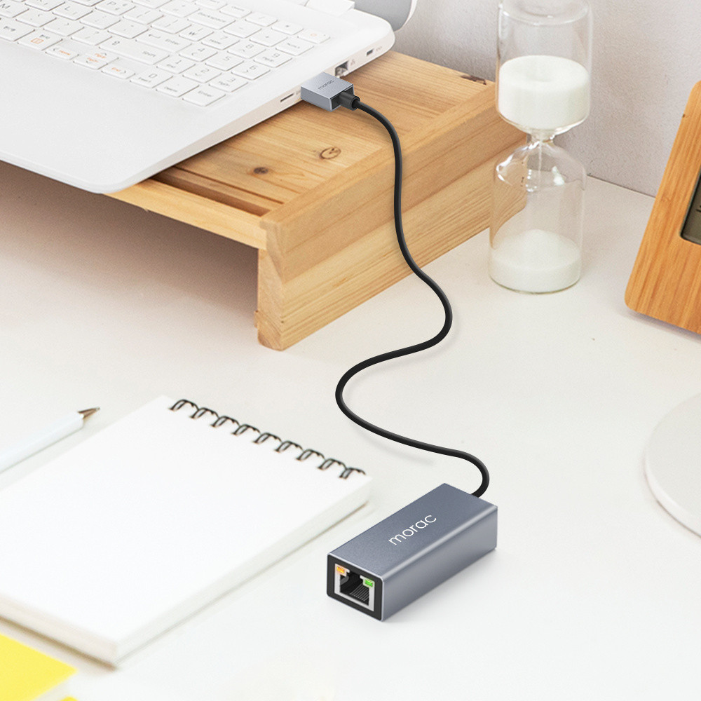 모락 프로토 USB A타입 기가비트 이더넷 유선 랜카드 허브 MR-HUB1000A 이미지 6