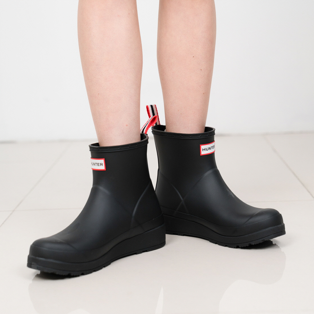 헌터 플레이 숏 레인부츠 WFS2020-RMA-BLK 블랙 - 상세 이미지 3