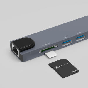모락 프로토 8포트 Type-C DEX HDMI USB 3.0 이더넷 멀... 개봉기 | 실사용 후기 - 상품 이미지 3