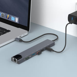 모락 프로토 8포트 Type-C DEX HDMI USB 3.0 이더넷 멀... 개봉기 | 실사용 후기 - 상품 이미지 2