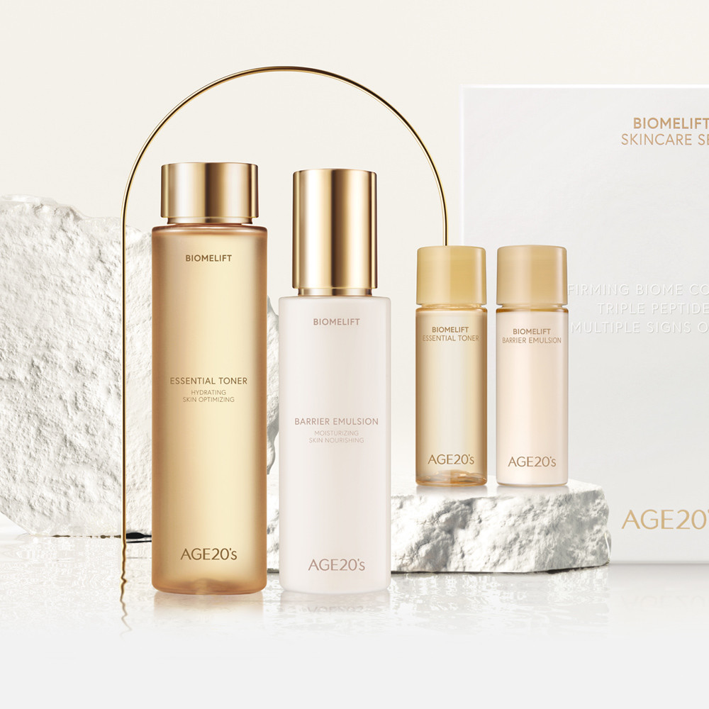 에이지투웨니스 바이옴리프트 스킨케어 4종 세트 (토너195ml+에멀젼150ml+토너20ml+에멀젼20ml)+쇼핑백 증정 이미지 3