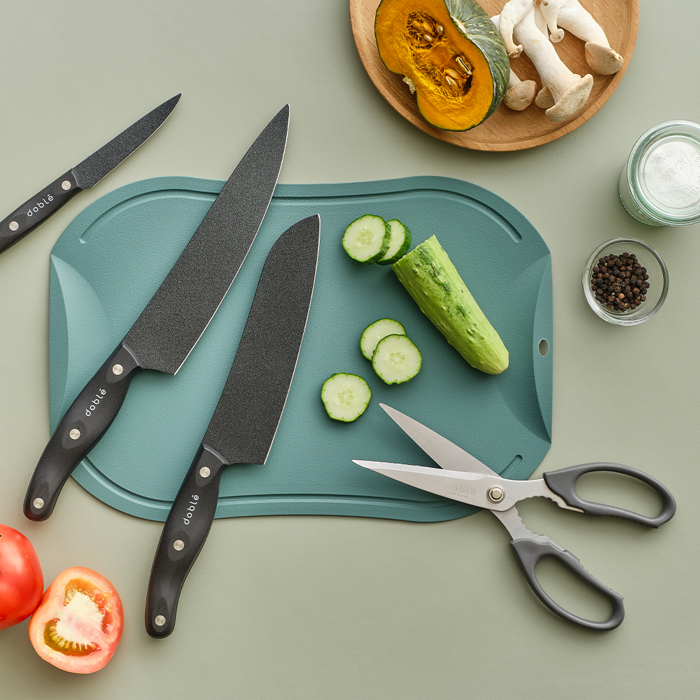 [N단독구성] 도블레 프리미어 도마세트+칼가위 세트 상세 이미지 4