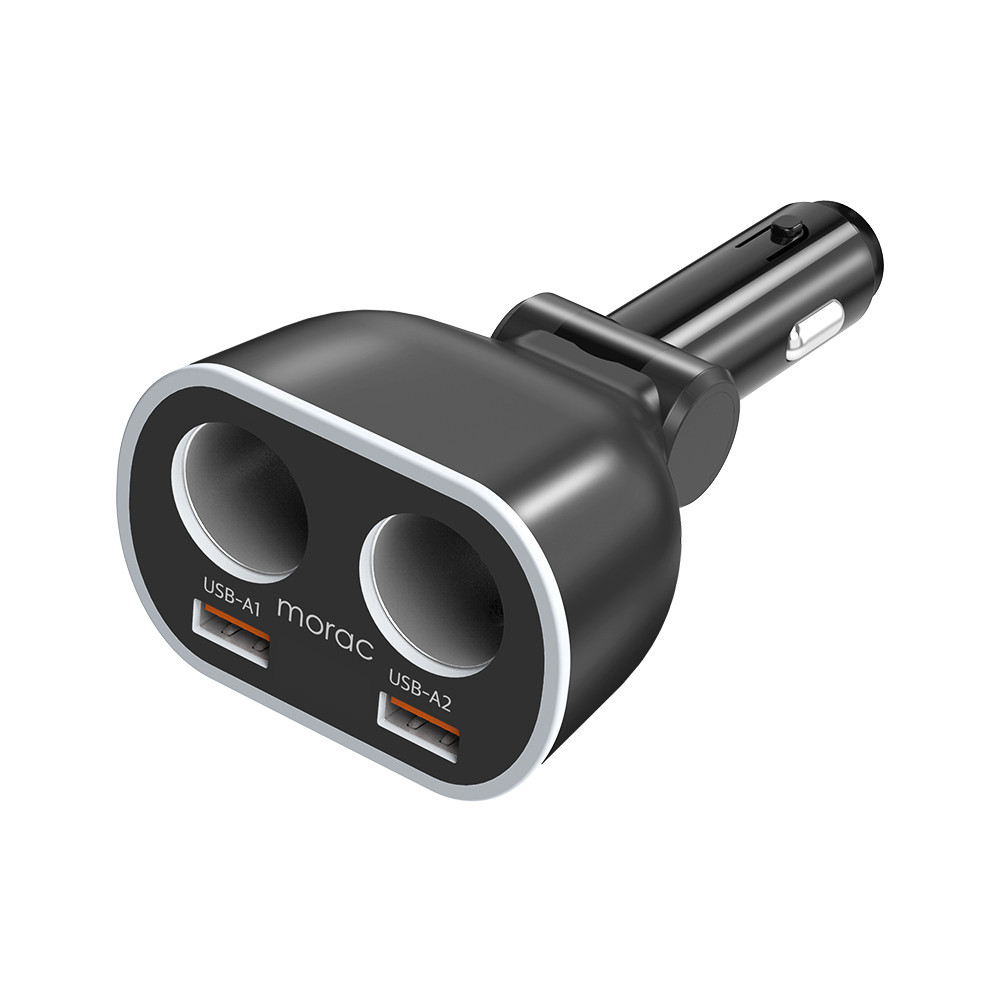 모락 네다 D4 시거잭 2소켓 USB 2포트 차량용 고속 충전기 이미지 7