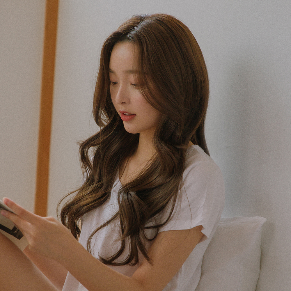 수제 통가발 로즈펌 롱 웨이브 여신 빌드펌 레이어드컷 긴머리 - 상세 이미지 5