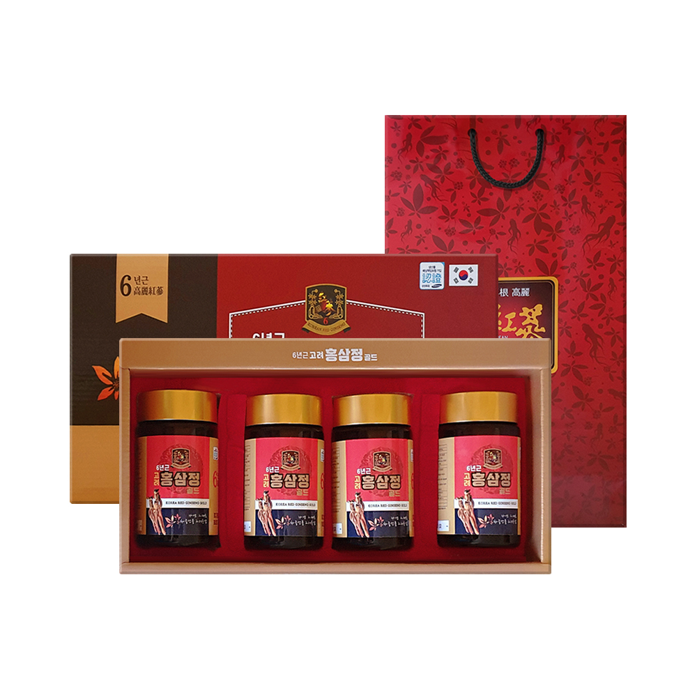 고려 홍삼정 골드 6년근 홍삼 진액 데일리 대용량 4병