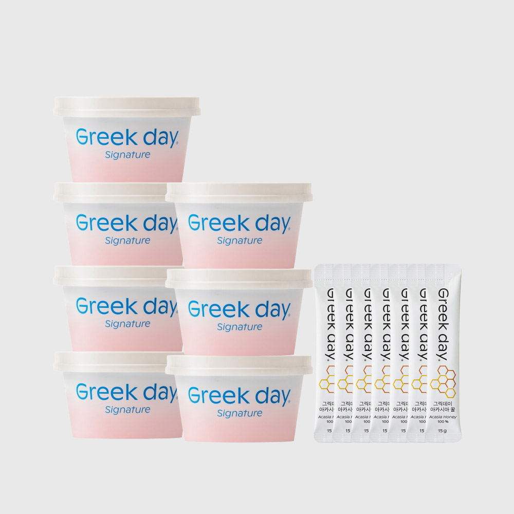 그릭데이 시그니처 100g 7개 + 허니스틱 7개 SET