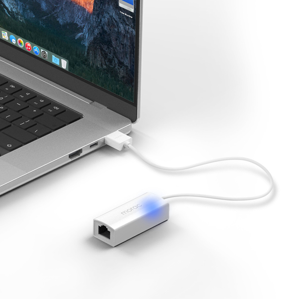 모락 프로토 USB A타입 100Mbps 이더넷 유선 랜카드 허브 MR-HUB100A - 상세 이미지 2