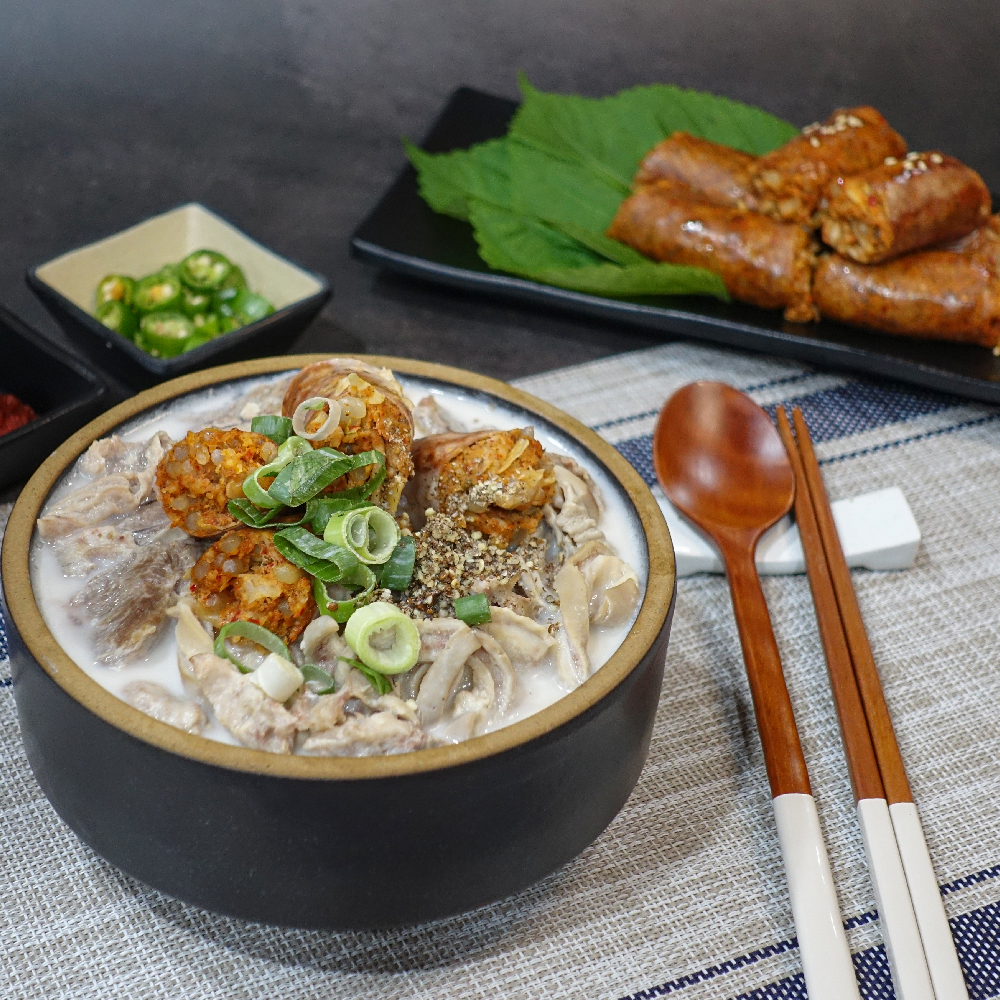 모두의국밥 김치순대 2kg 순대국밥재료 돈두슬라이스 삶은돼지머리 돼지머리수육 분식집 부산물 - 상세 이미지 5