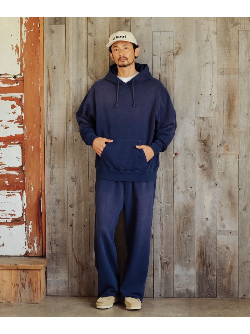 빔즈 B MING by BEAMS 페이드 와이드 스웻 팬츠 네이비 블랙 2컬러 - 상세 이미지 2