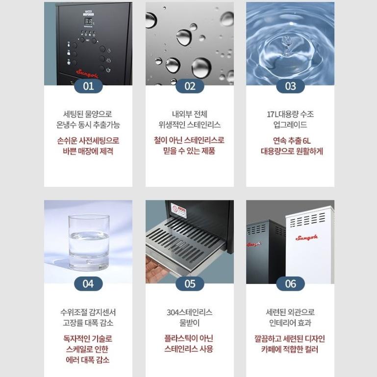 순간온수기 편의점 라면 커피 냉수 자동 물끓이는기계 - 상세 이미지 2