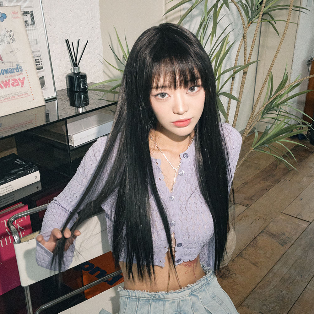 [수제통가발] 스트레이트 25인치 레이크컷 (모스트사) - 상세 이미지 2