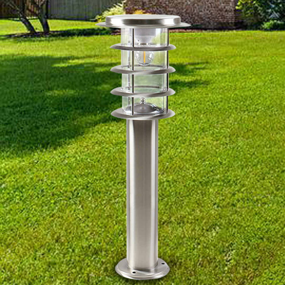 태양광 볼라드등 원형 잔디등 태양열 문주등 LED 공원 아파트 가로등 외등 고급형 60cm - 메인 이미지