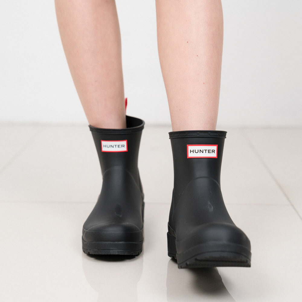 헌터 플레이 숏 레인부츠 WFS2020-RMA-BLK 블랙 - 상세 이미지 4