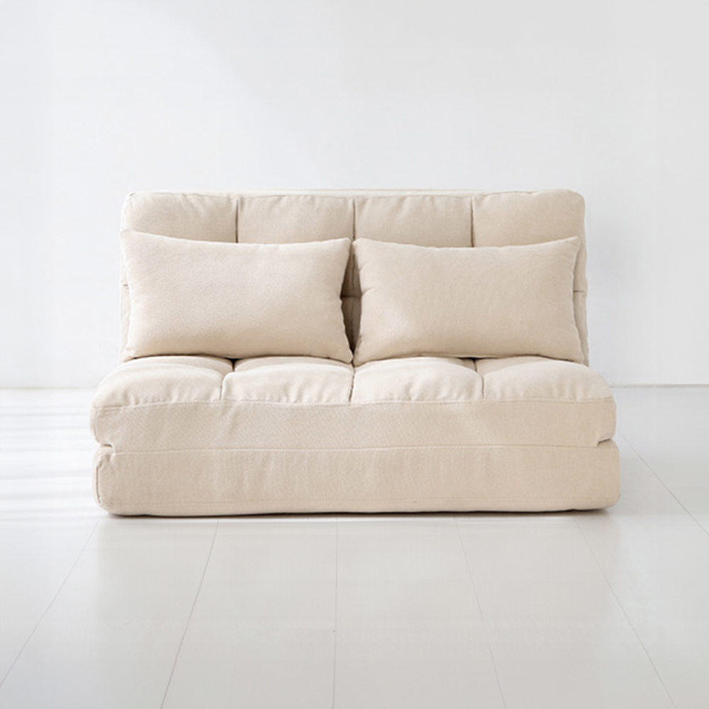 [패브릭] 앰보 2인 좌식 소파베드 7826.2345, 다크그린