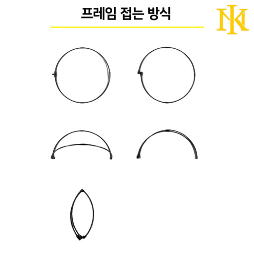 IMK 듀랄루민 블랙 무광 프레임 50 55파이 레드 골드 뜰채 후레임 두랄루민 - 상세 이미지 3