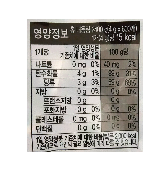 맛고을) 박하맛캔디2.4kg : 에스디유통주식회사
