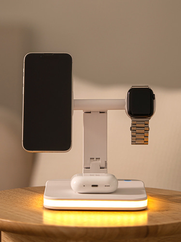 레드빈 간단 무드등 3in1 무선충전기 P2WC 아이폰 맥세이프 애플워치 호환