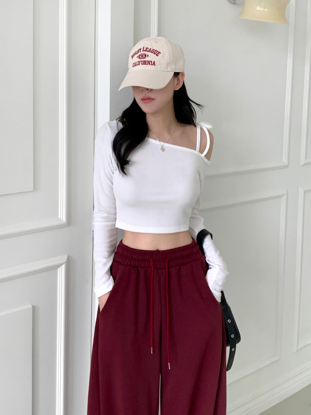 [숏,롱/벌룬핏!] 널디앤 옆절개 트임 핀턱 바지 롱 와이드 데일리 트레이닝 밴딩 팬츠 상세 이미지 38