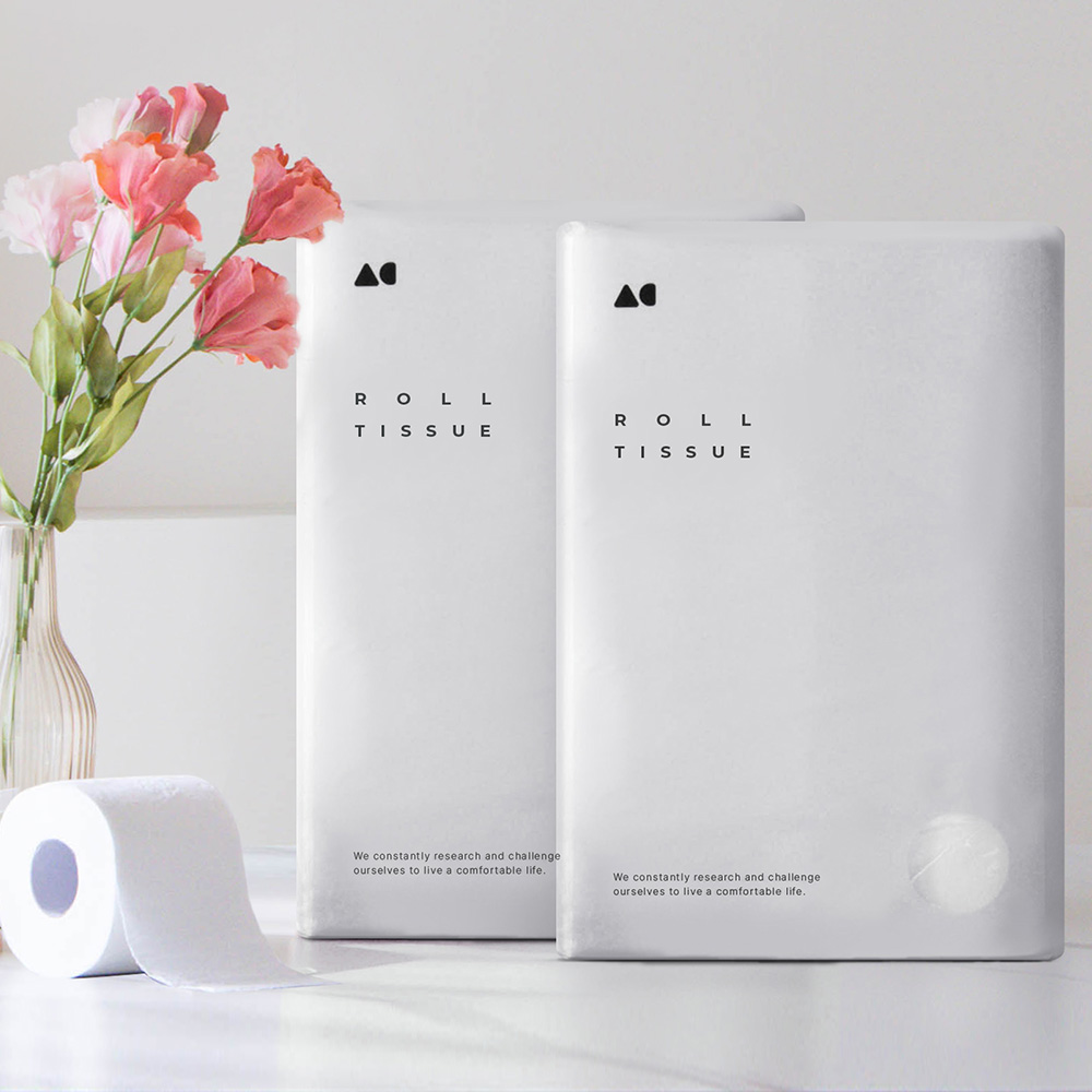 올챌린지 천연펄프 3겹 화장지 27m 30롤 1팩+1팩 부드러운 두루마리휴지