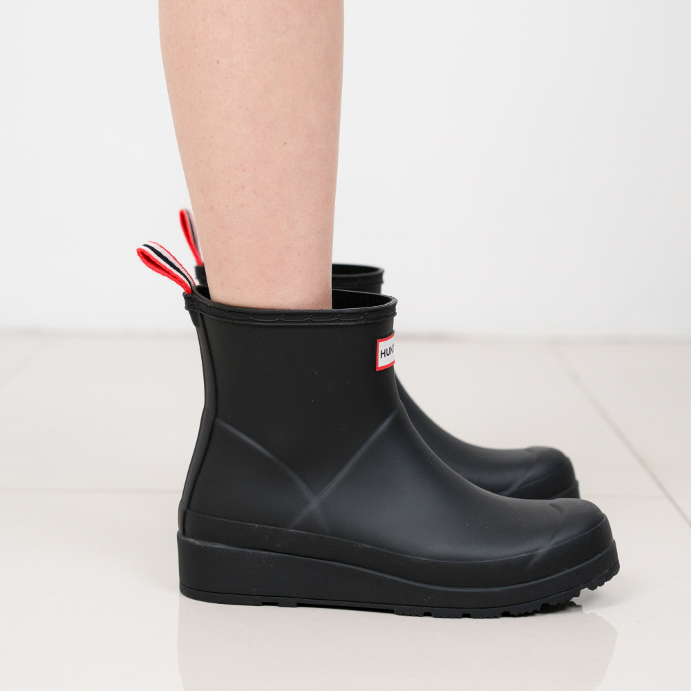 헌터 플레이 숏 레인부츠 WFS2020-RMA-BLK 블랙 - 상세 이미지 2