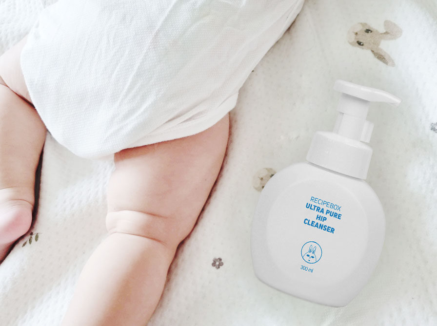 아기 엉덩이클렌저 본품+리필 550ml 유아 신생아 여아 청결제 세정제 - 메인 이미지